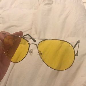 Yellow Tinted Aviators